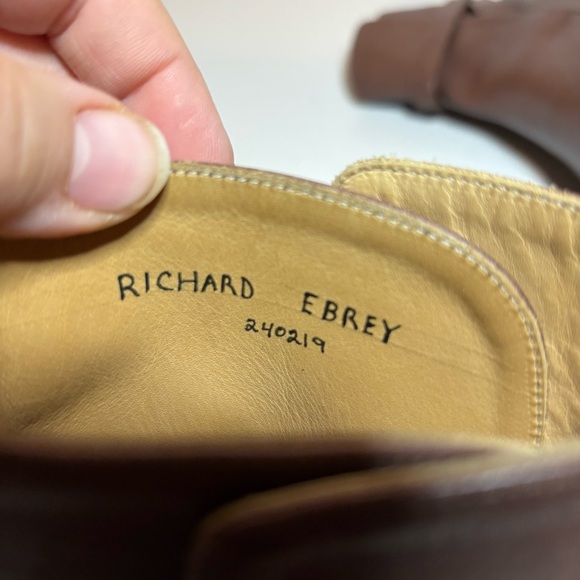 E. Vogel NYC Custom Chelsea Leather Ankle Brown Boots Women’s Size 10 7” Height - Picture 11 of 12